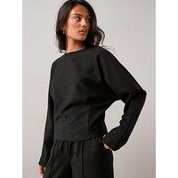 The Very Collection Soft Touch Long Sleeve Top - Black
