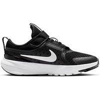 Nike Little Kids Star Runner 5 Running Trainers - Black/White