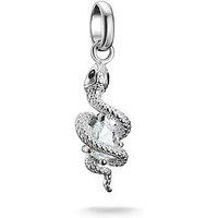 Thomas Sabo Charm Connect Snake Pendant With Stone