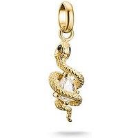 Thomas Sabo Charm Connect Snake Pendant With Stone