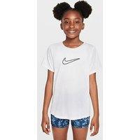 Nike Junior Girls Training Dri-Fit Short Sleeve Top - White