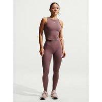 Nike Womens One Dri-Fit Training High Rise Tights - Brown