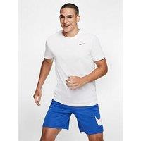 Nike Mens Training Fitness T-Shirt - White