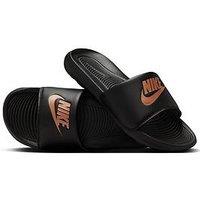 Nike Womens Victori One Slides - Black