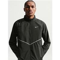 Nike Mens Miler Uv Repel Running Jacket - Black