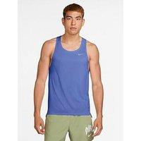 Nike Mens Running Fast Dri-Fit Singlet - Blue