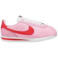 Nike Womens Cortez Textile Trainers - Red