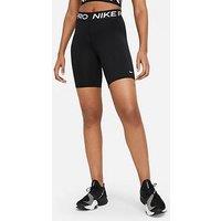 Nike Womens Pro 365 Training 8 Inch Bike Shorts - Black/White