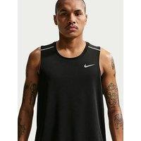 Nike Mens Running Miler Dri-Fit Tank - Black