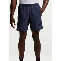 Nike Mens Running Miler Dri-Fit 7 Inch 2 In 1 Shorts - Navy