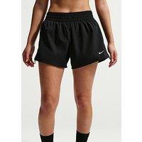 Nike Womens Training Dri-Fit Brief Lined High Waisted 5 Inch Shorts - Black