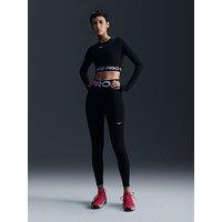 Nike Womens Pro Sculpt Dri-Fit Training High Rise Tights - Black/White