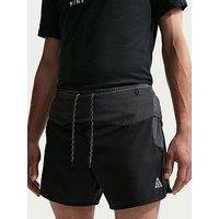 Nike Mens Trail Running Acg 5 Inch Shorts - Black