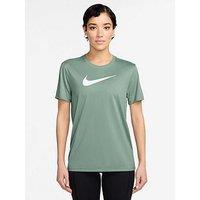 Nike Womens Training Dri-Fit Graphic T-Shirt - Green