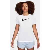 Nike Womens Training Dri-Fit Graphic T-Shirt - White