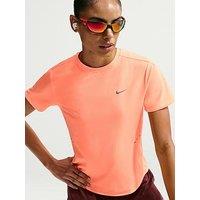 Nike Womens Running Dri-Fit Short Sleeve Top - Orange