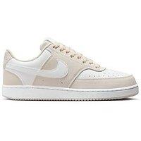 Nike Womens Court Vision Low Trainers - Beige