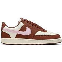 Nike Womens Court Vision Low Trainers - Brown