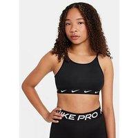 Nike Junior Girls Training Sports Bra - Black