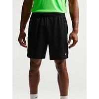 Nike Mens Training Dri-Fit 7 Inch Fleece Shorts - Black