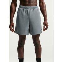 Nike Mens Training Dri-Fit 7 Inch Fleece Shorts - Grey