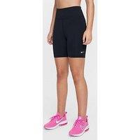 Nike Junior Girls Training Dri-Fit 5 Inch Biker Shorts - Black