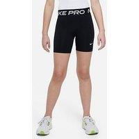 Nike Junior Girls Training Dri-Fit 5 Inch Shorts - Black