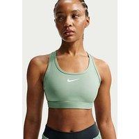 Nike Womens Training Swoosh Medium Support Sports Bra - Green