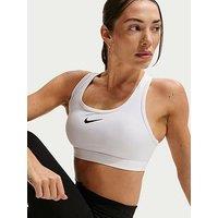 Nike Womens Training Swoosh Medium Support Sports Bra - White
