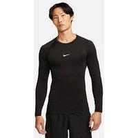Nike Mens Training Dri-Fit Tight Long Sleeve Fitness Top - Black