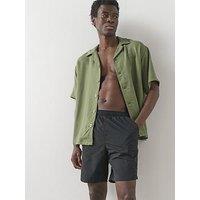 The Very Collection Quick Dry Cargo Swim Shorts - Black