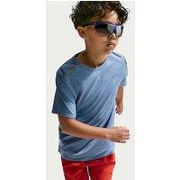 Nike Junior Boys Dri-Fit Short Sleeve Top - Blue