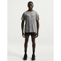 Nike Mens Running Stride Dri-Fit Adv Short Sleeve Top - Grey