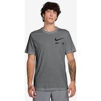 Nike Mens Training Dri-Fit Graphic T-Shirt - Grey
