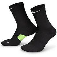 Nike Unisex Running Lightweight Crew Socks (1 Pair) - Black