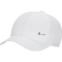 Nike Unisex Kids Unstructured Metal Swoosh Cap - White