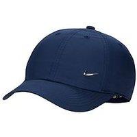 Nike Unisex Kids Unstructured Metal Swoosh Cap - Navy