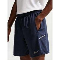 Nike Mens Running Miler Dri-Fit 7 Inch Brief Lined Shorts - Navy