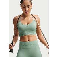 Nike Womens Training Light Support Padded Sports Bra - Green