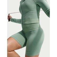 Nike Womens Training Dri-Fit High Waisted 5 Inch Biker Shorts - Green