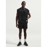 Nike Mens Training Athletics Club Sleeveless Hoodie - Black