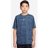 Nike Junior Boys Dri-Fit Short Sleeve Top - Navy