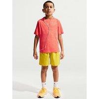 Nike Junior Boys Dri-Fit Short Sleeve Top - Orange