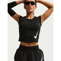 Nike Womens Running Dri-Fit Mid Rise Shorts - Black