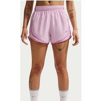 Nike Womens Running Dri-Fit Mid Rise Brief Lined Shorts - Pink