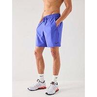 Nike Mens Training Dri-Fit 7 Inch Unlined Versatile Shorts - Blue