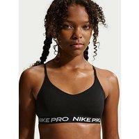 Nike Junior Girls Training Indy Bra - Black