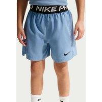 Nike Junior Boys Training Dri-Fit Shorts - Blue