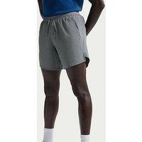 Nike Mens Running Stride Dri-Fit 7 Inch Brief Lined Shorts - Grey