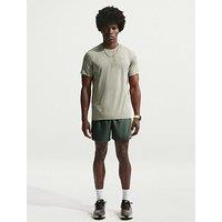 Nike Mens Running Stride Dri-Fit Adv Short Sleeve Top - Beige